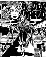 Psy Judge Anderson og Judge Death som de så ud, da de første gang dukkede op