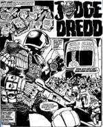 Dommer Dredd i Mike McMahons mere scruffy stil