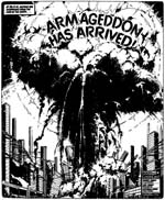 Mega City One trues af atomar udslettelse.