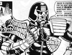 Dredd i Cam Kennedys streg.