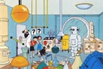 Den gale videnskabsmand og hans laboratorium Den gale videnskabsmand og hans laboratorium