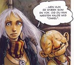 Erha og Succo i den 'rene' tegnestil.