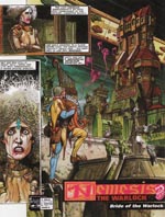 Chris Westons helt forrygende og farverige billeder, der kombinerer hyperfremtid og højmiddelalder på fantastisk vis.