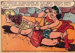 Wonder Woman underviser i ”binde-lege”.