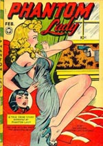Mere good girl art fra Matt Bakers hånd. 'Phantom Lady' #16 (1948).