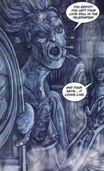 Filmen 'The Fly' har givet inspiration til denne scene i historien 'Love Doll'