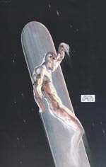 En stærkt svækket Silver Surfer rejser på tværs af universet for at komme hjem og dø.