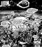 Endnu en af galaksen bizarre ødemarker, hvor man bestemt ikke kan lide Strontium Dogs.