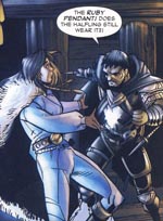 Artemis Entreri og Cattie-brie.