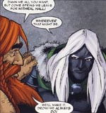 Drizzt og Bruenor.