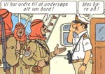 Fra 1971-versionen: De britiske tropper er erstattet af arabiske.