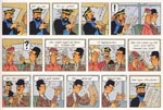 Et eksempel på albummets hæfteplaster-gag.