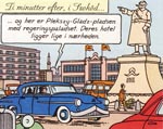 Arkitektonisk minder Borduriens hovedstad klart om noget fra Sovjetunionen eller Østeuropa under kommunismen.