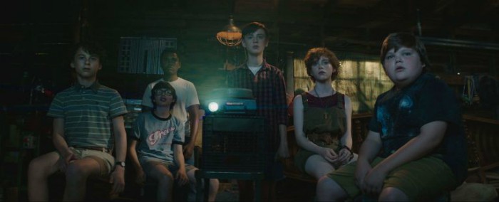 Seks af de syv børn i "The Losers Club".